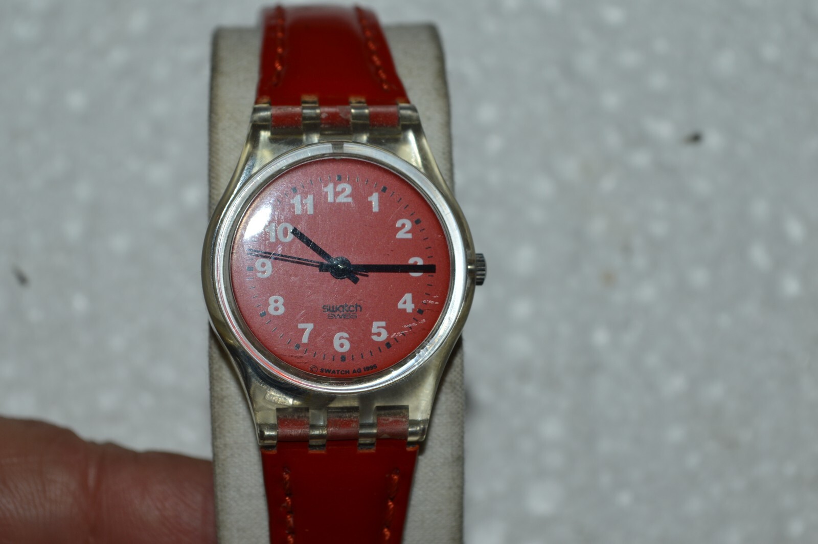 1996 Swatch Watch LK155 GLOSS Swiss Lady Quartz 25mm Originals Tested Vintage 96