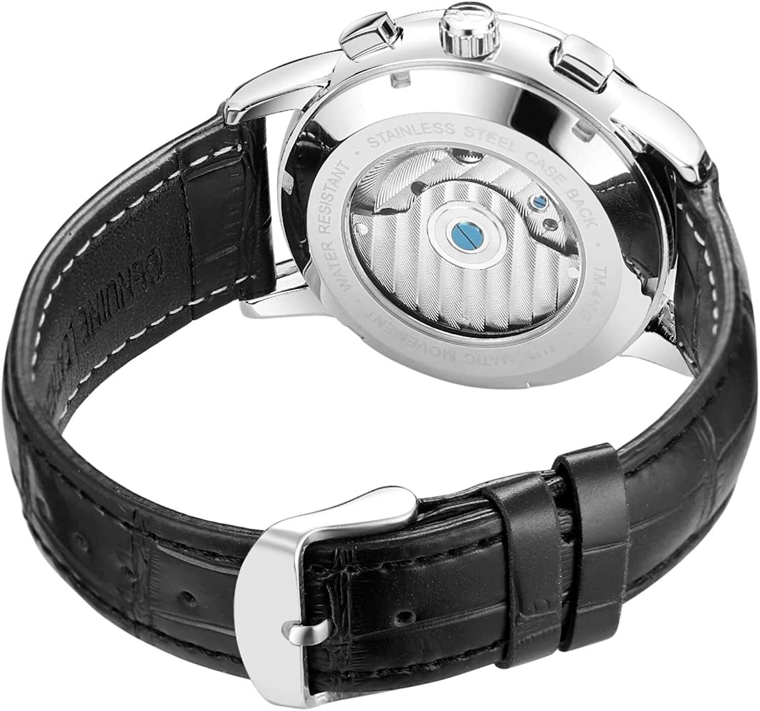 Men’s Watches Diamond Crystal Date Month Week Luminous Mechanical Wristwatch New
