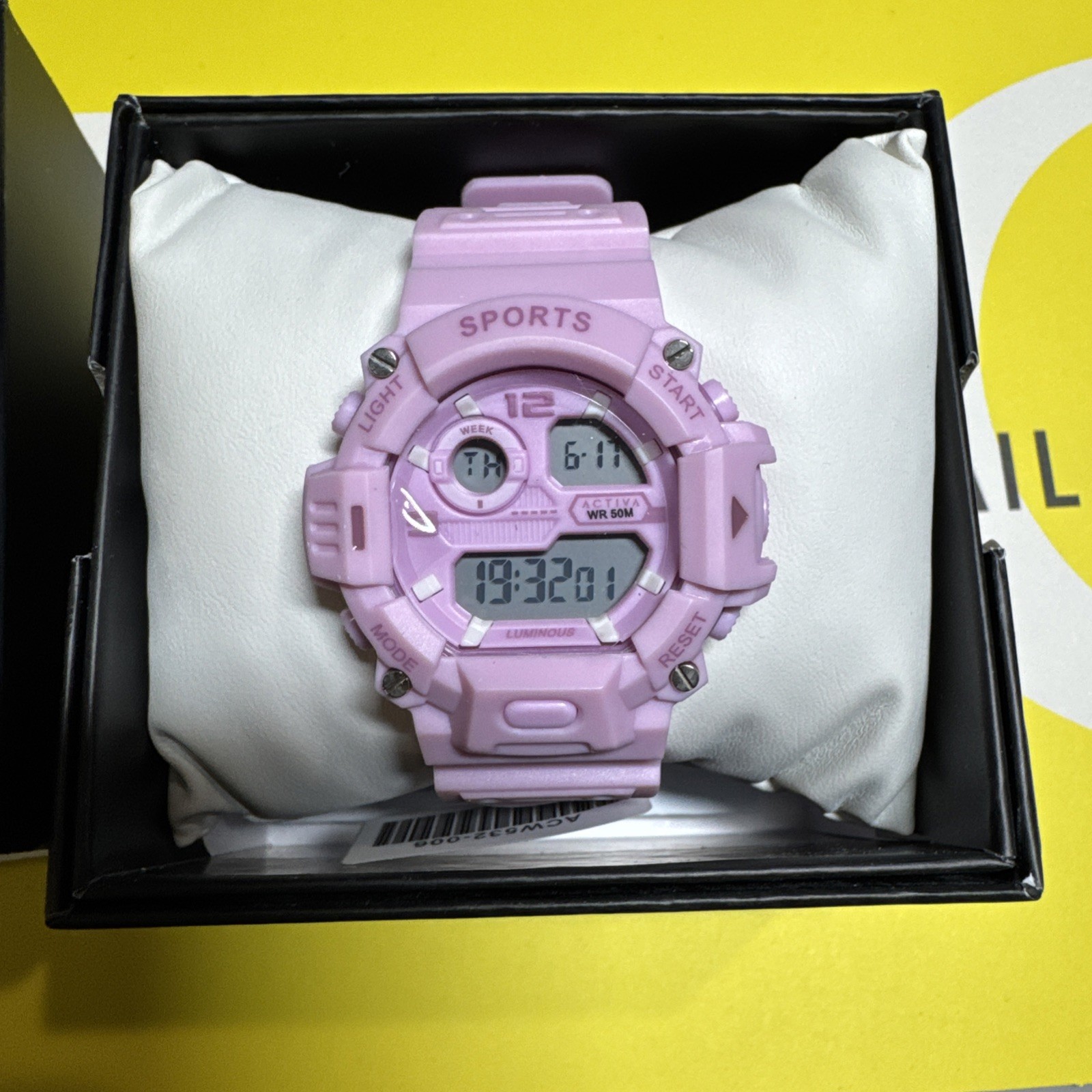 ACW532-006 Activa By Invicta Digital Essentials Women’s Watch Lilac 42mm