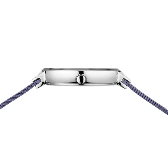 Bering Classic 10131-909 Lavender Dial Mesh Stainless Steel Women’s Watch