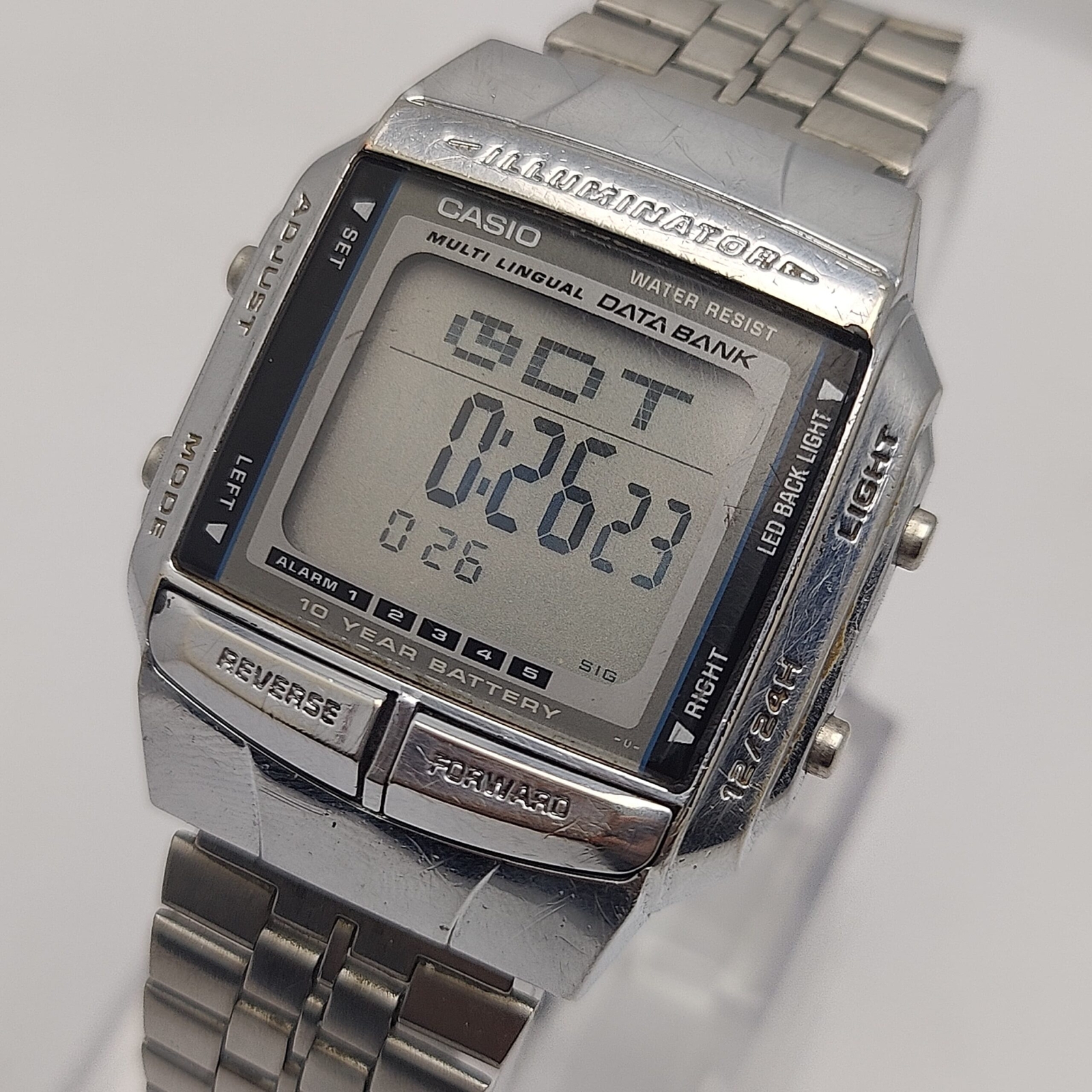Casio 2515 Data Bank DB-360 Multi Lingual Quartz Vintage Men’s Watch FRL52ABR3
