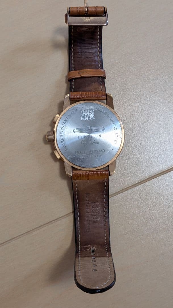 Zeppelin 100 Years Chronograph 7676-5 Quartz Watch Used