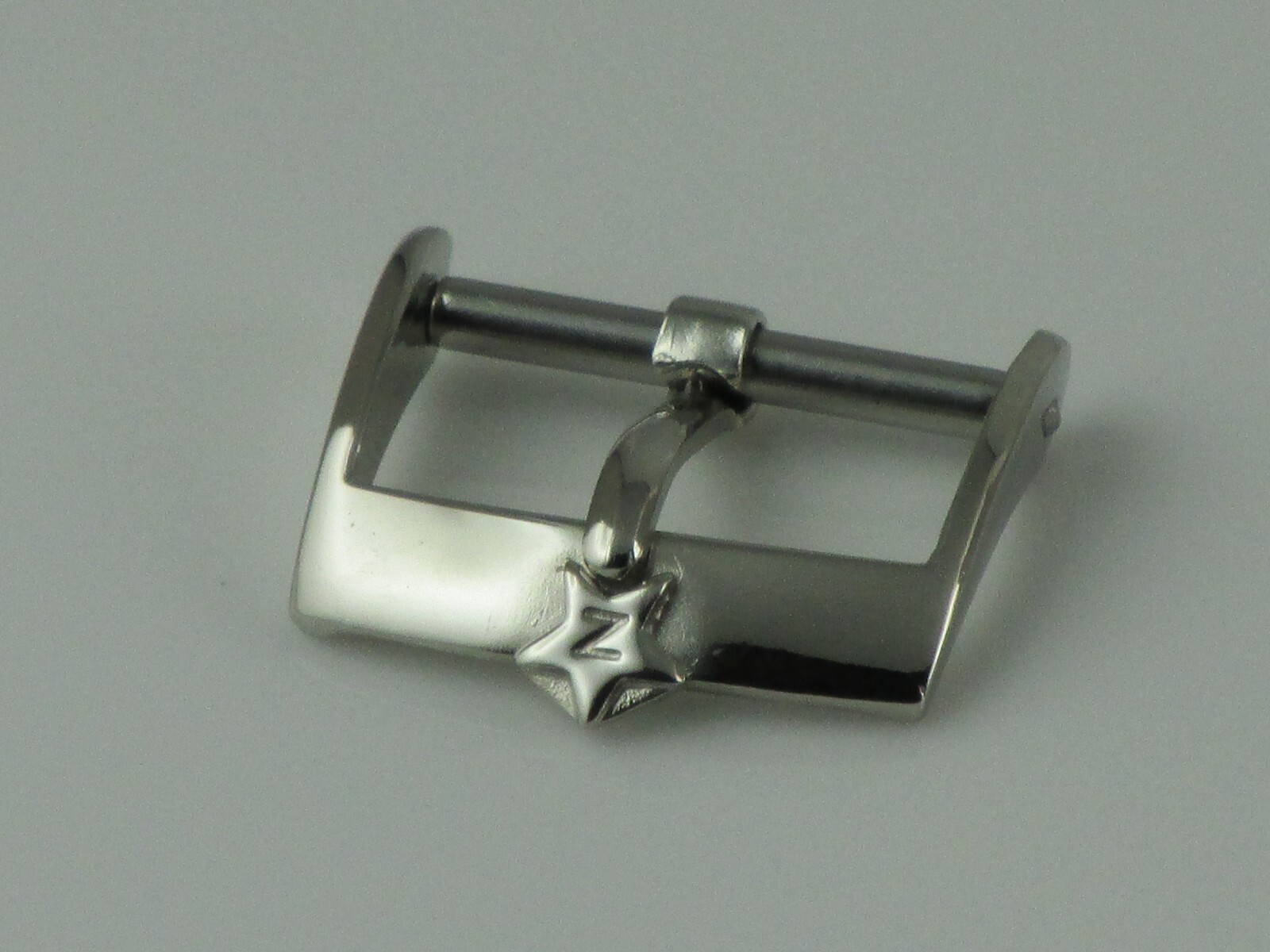 VINTAGE ZENITH STAR BUCKLE STEEL 16mm BUCKLE ZENITH STAR 16mm STEEL