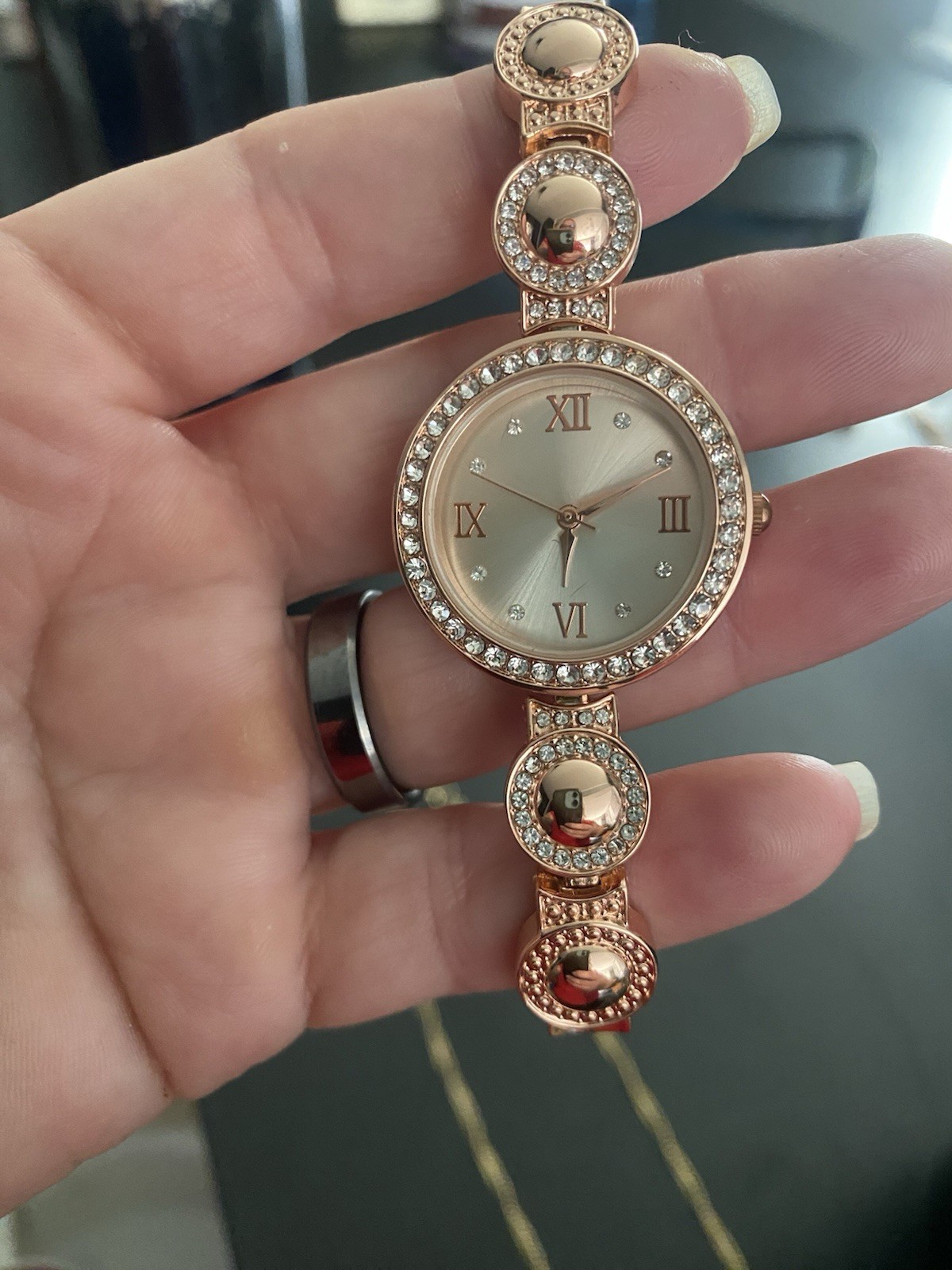 Beautiful Unbranded Women’s Watch Rose Gold Luxury Ladies Jewelry Wristwatch