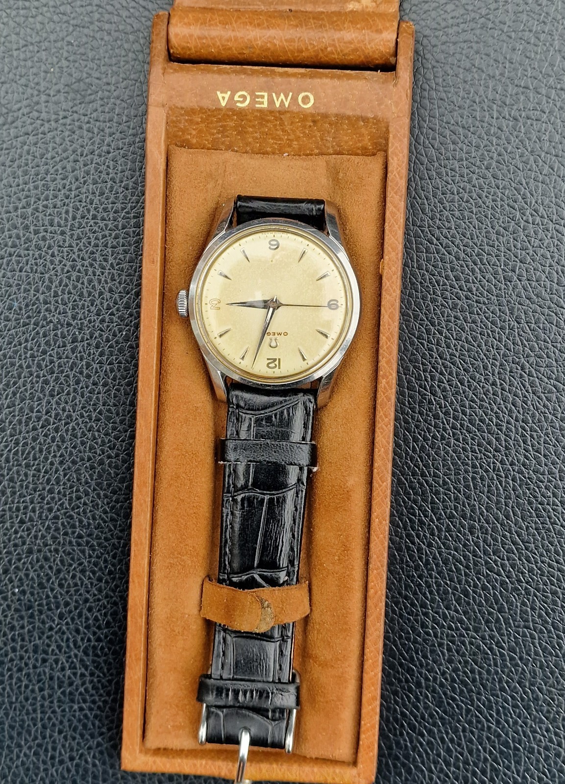 OMEGA GENTS MANUAL,REF 2640-1, 35MM,CAL 283,SCREW BACK CASE.