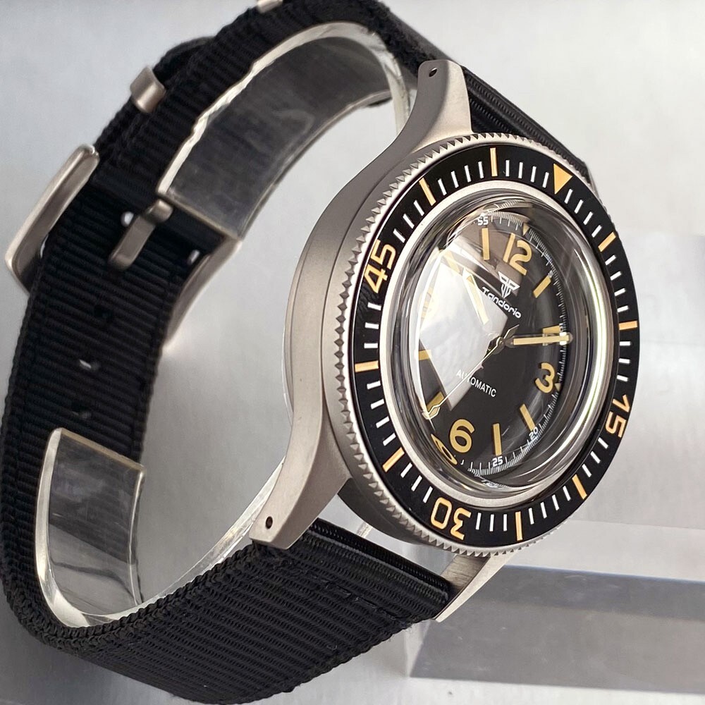 50-Fathoms Style Sapphire Crystal Glass 20ATM Automatic NH35A Retro Men Watches