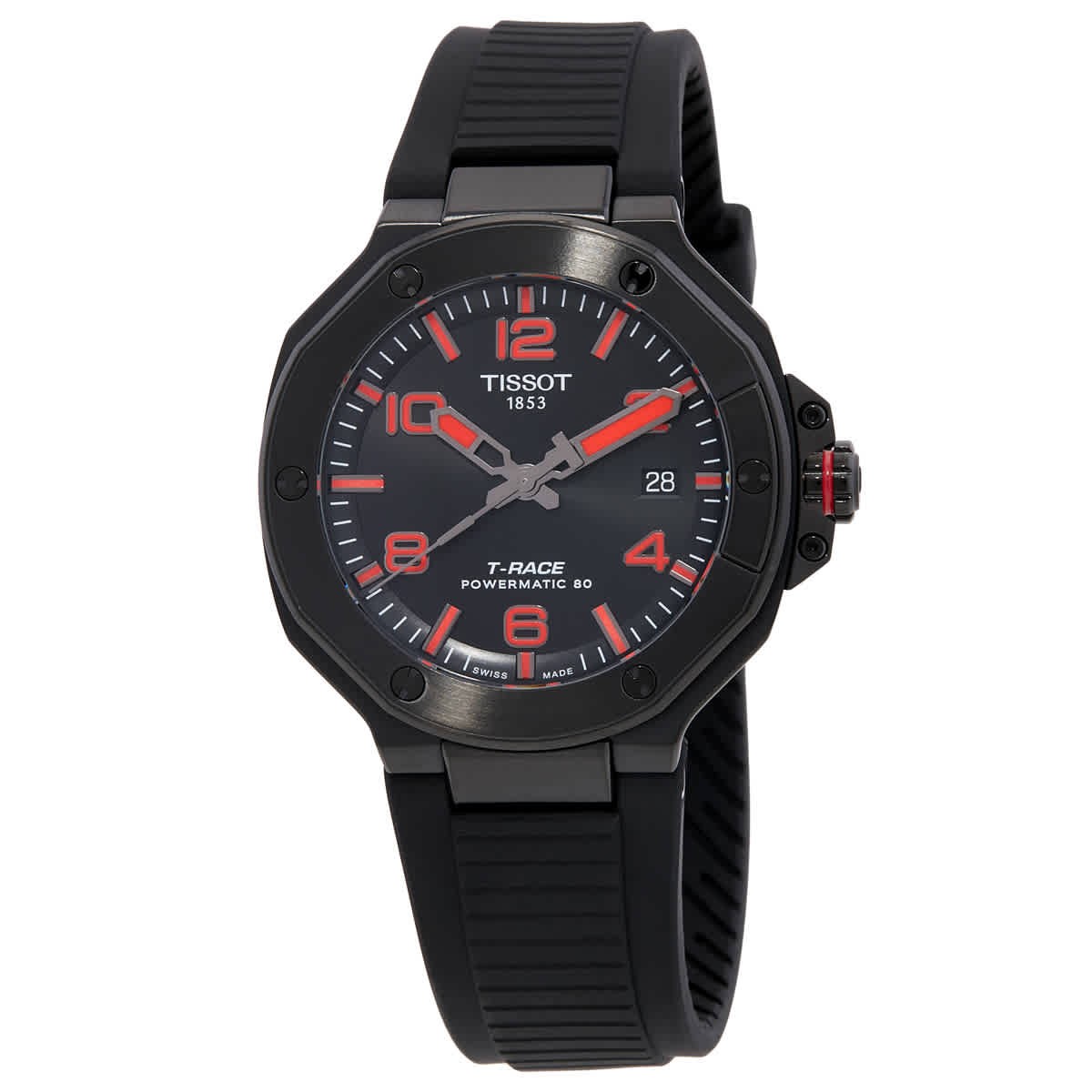 Tissot T-Race Powermatic 80 Automatic Black Dial Men’s Watch T1418073705700