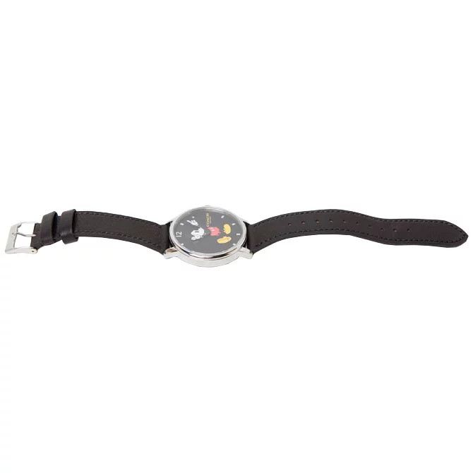 COACH x Disney Mickey Mouse Leather Watch W6232 Black Box Included New Japan