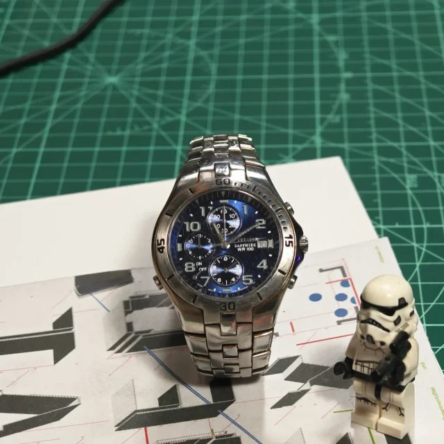 Rare Citizen Marinaut Chronograph Blue Dial Cal. 0580 Men’s Watch – FOR PARTS