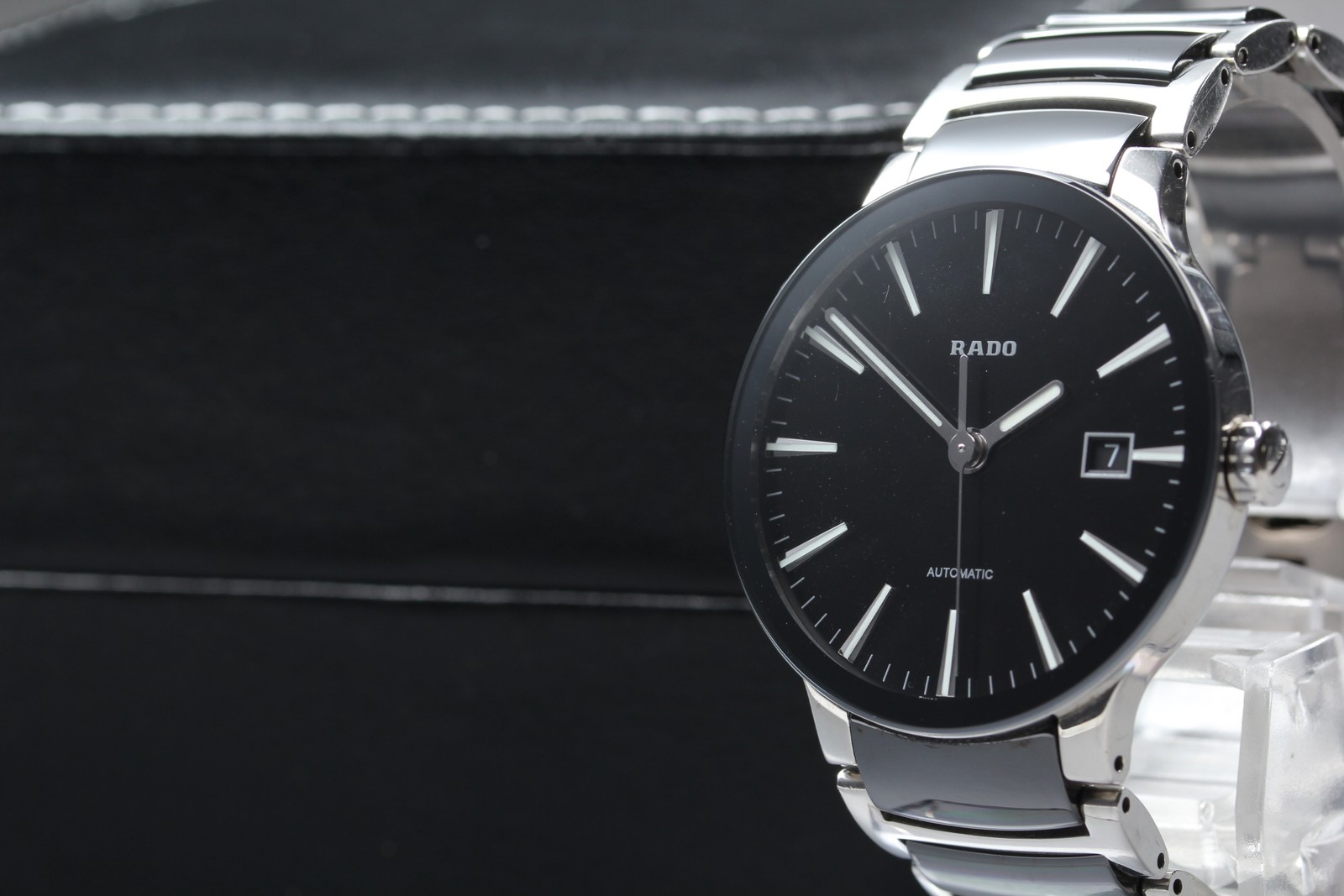Rado Centrix 658.0941.3 Black Dial Date AT 38mm Swiss Made Watch (15.5cm Wrist )
