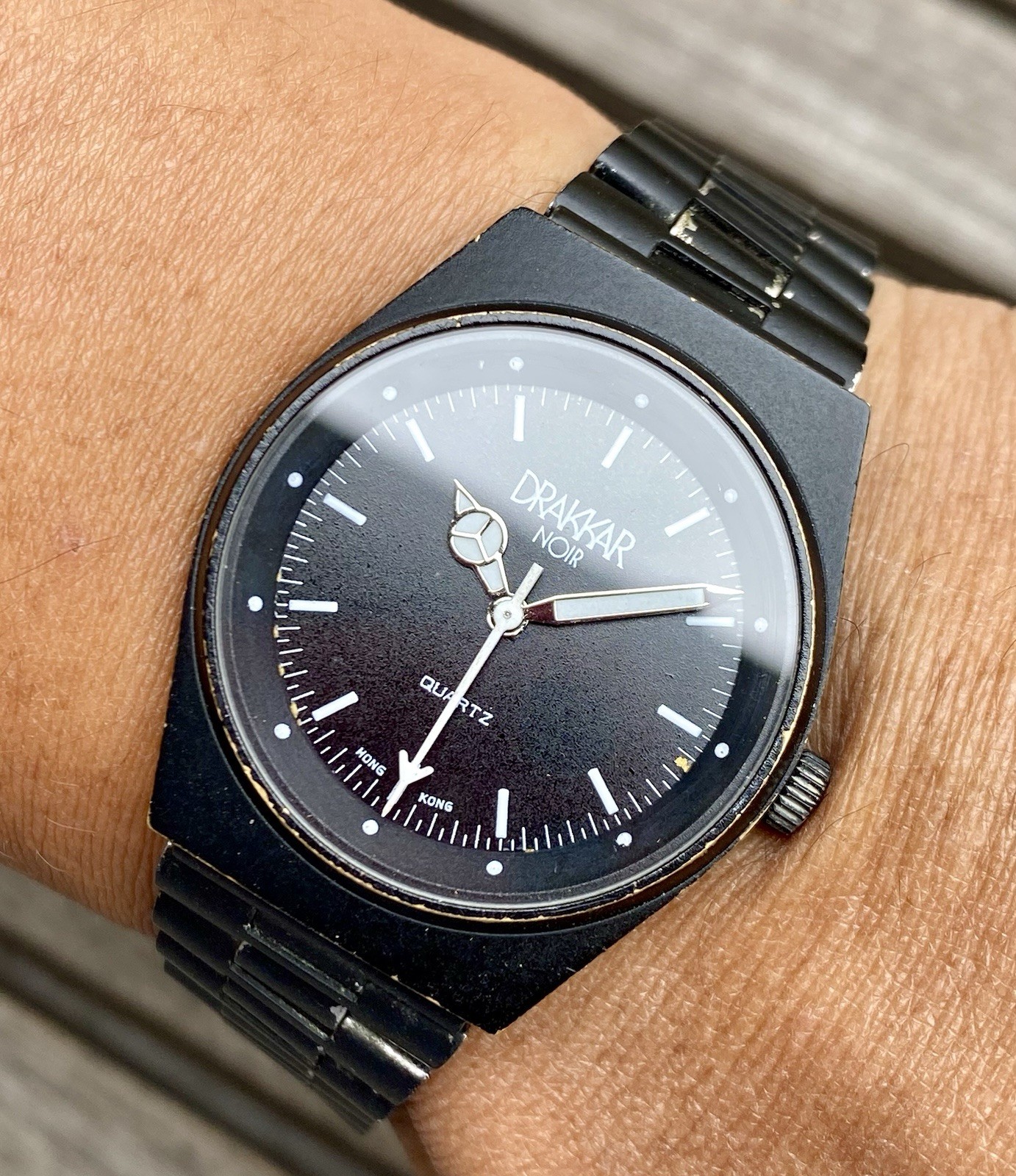 Drakkar Noir Watch 33mm Swiss ETA 955.124 Runs Great