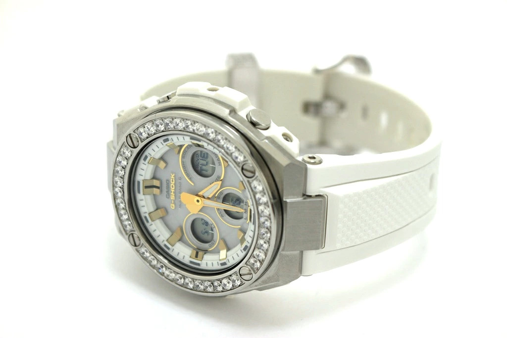 Casio G-STEEL GST-W300-7AJF Stainless Steel Resin Watch Men Custom Parts
