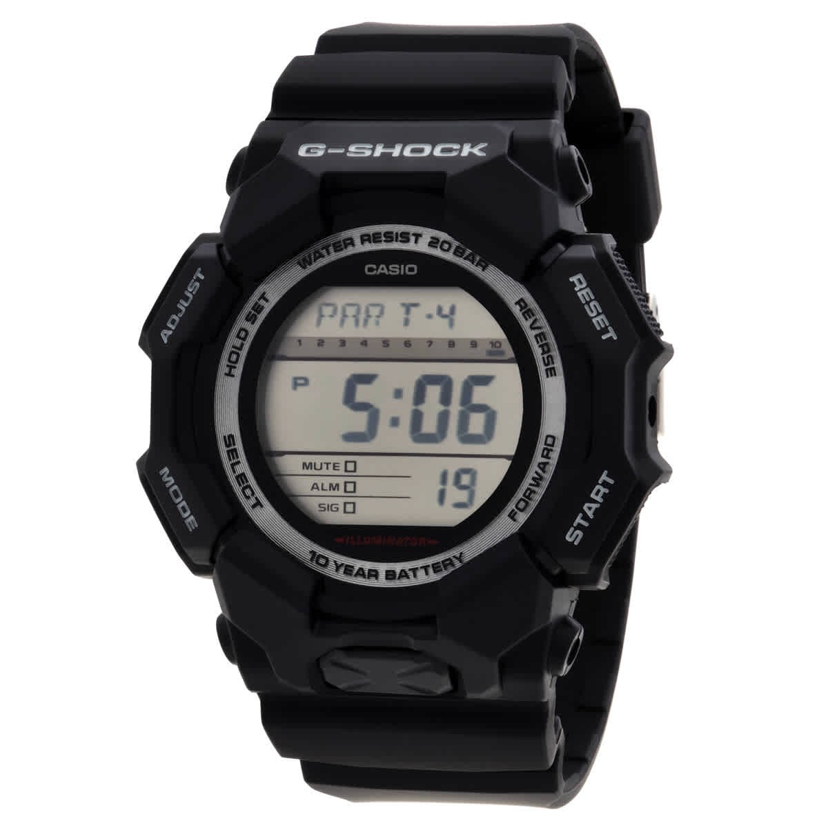 Casio G-Shock Alarm World Time Quartz Digital Men’s Watch GD-010-1DR