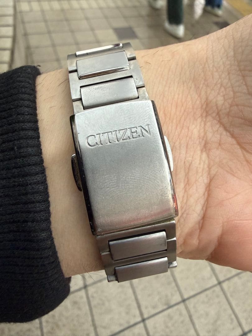 Citizen Attesa Solar Watch Titanium 42mm Mens wrist 19cm/7.5in