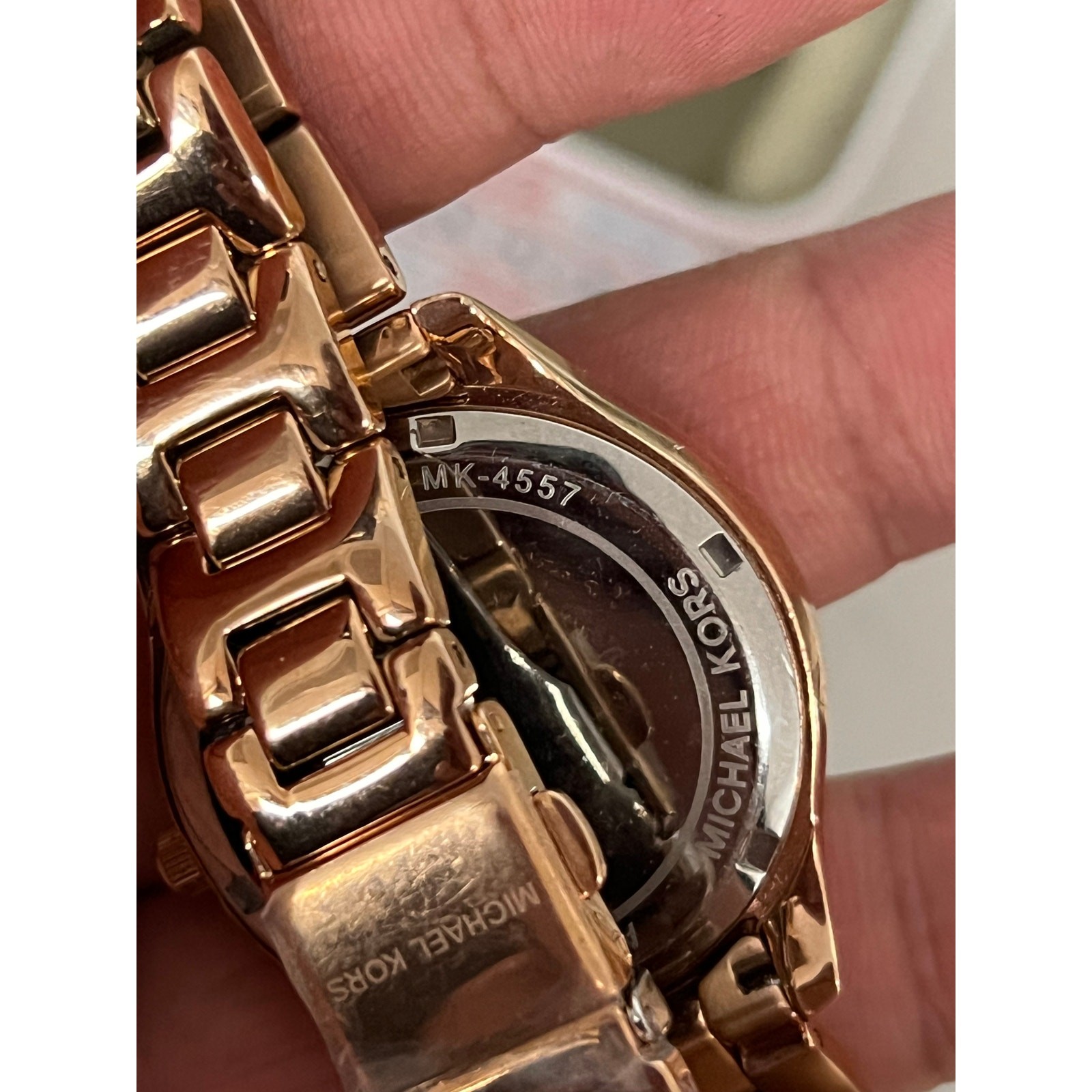 Michael Kors MK4557 Liliane Three-Hand Stainless Steel Watch