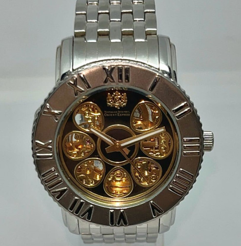 ORIENT EXPRESS OA-8038 Nostalgia Istanbul Automatic Men’s Stainless Steel Watch