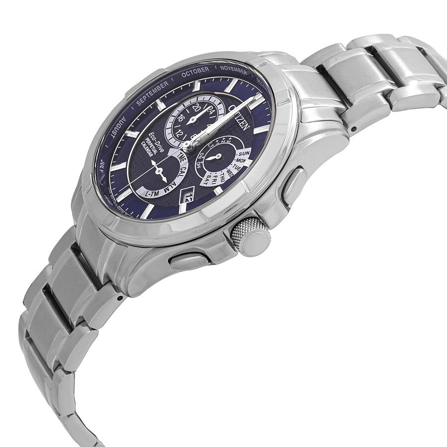 NEW CITIZEN ECO DRIVE CALIBRE 8700 PERPETUAL CALENDAR GMT WATCH BL8160-58L