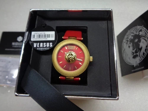 Versus Versace VSP214118 Brick Lane Red Gold Quartz Ladies Luxury Watch