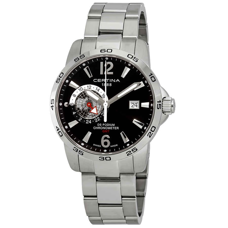 Certina DS Podium GMT Black Dial Men’s Watch C034.455.11.057.00