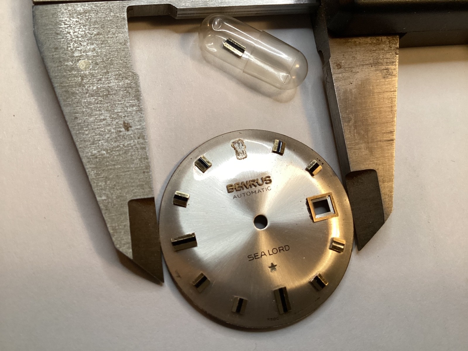Benrus Sea Lord watch dial used 29.8mm