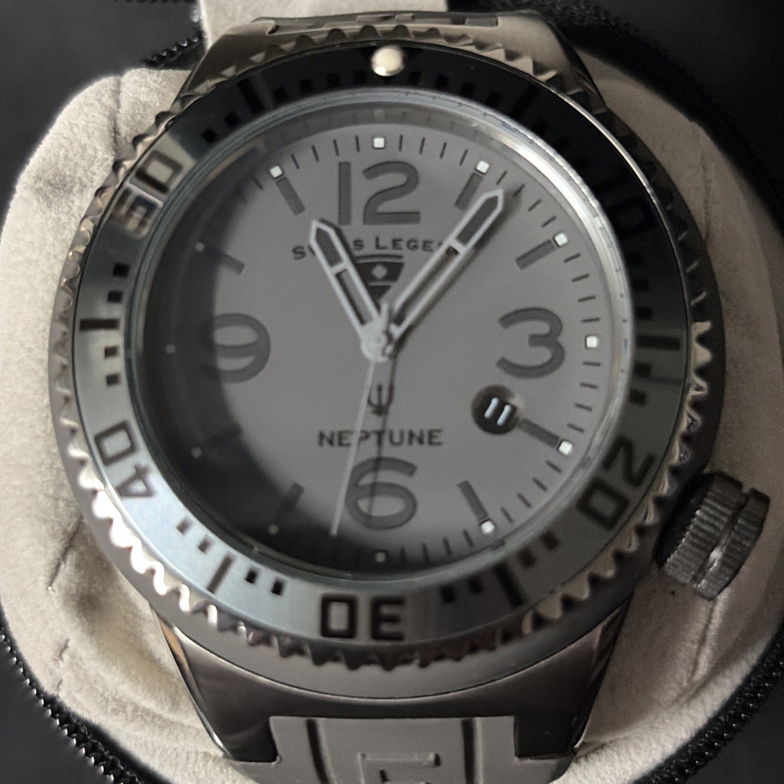 Swiss Legend Men’s 21818P Neptune Gray phantom 52mm watch