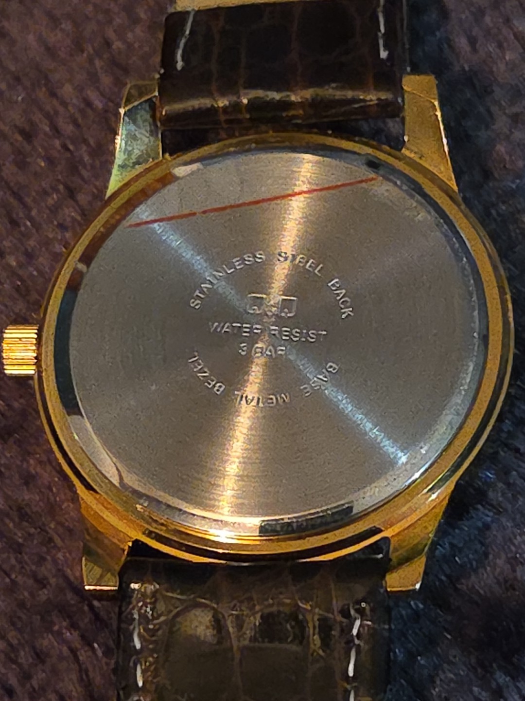 Q & Q 3 Bar Citizen Watch. New Battery. Runs Well. Unworn.