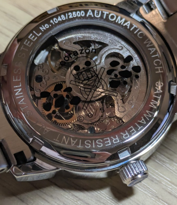 ONE PIECE Trafalgar Law Automatic Skeleton Watch 2500 Limited Unused W/Box