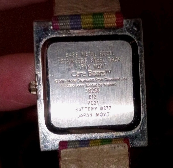 Title: Vintage 2003 Valdawn Care Bears Watch Model CB255 Rainbow Strap Y2K Rare