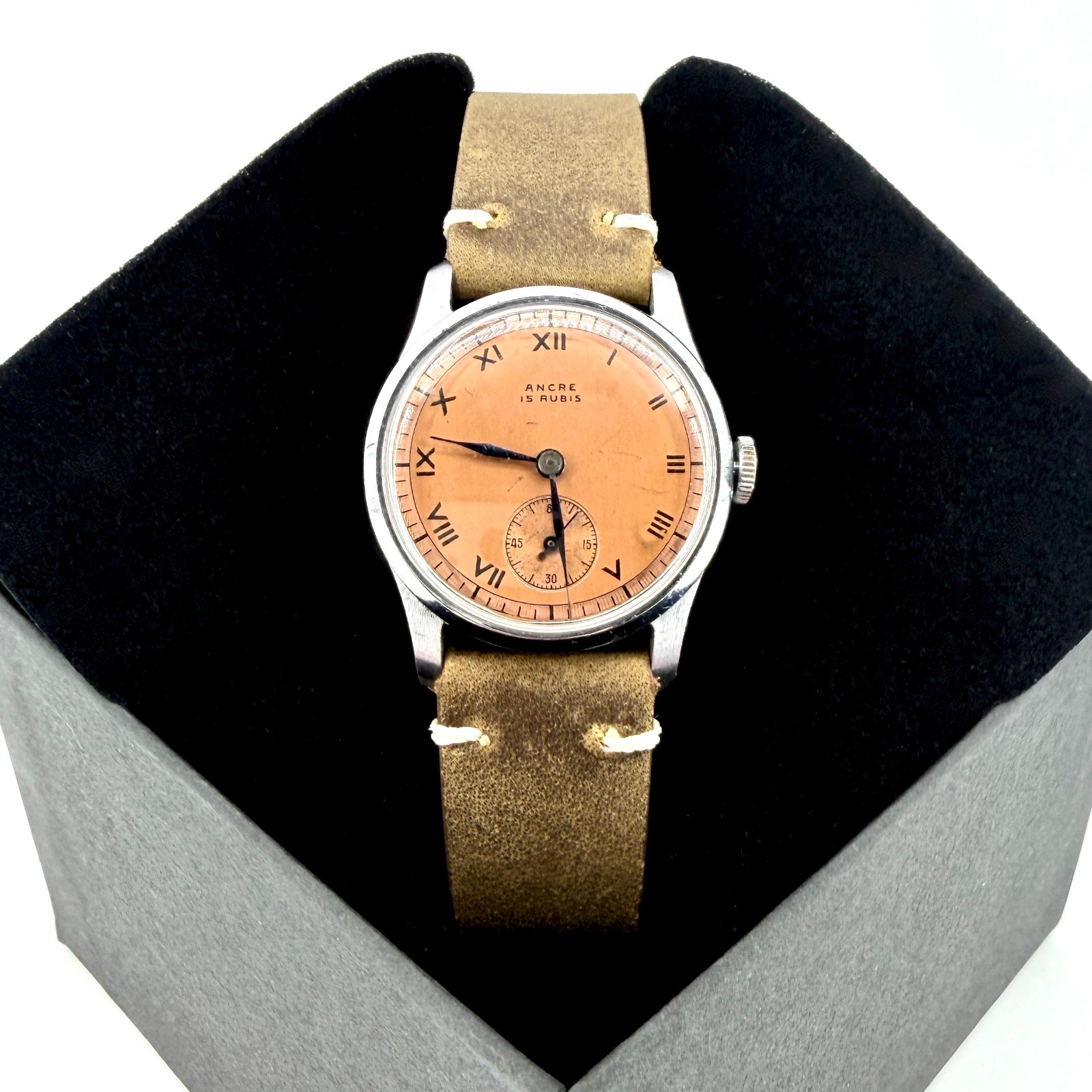 Vintage Swiss Wristwatch – “Ancre 15 Rubis” – AS 1002 / 984 – c.1940s – Working