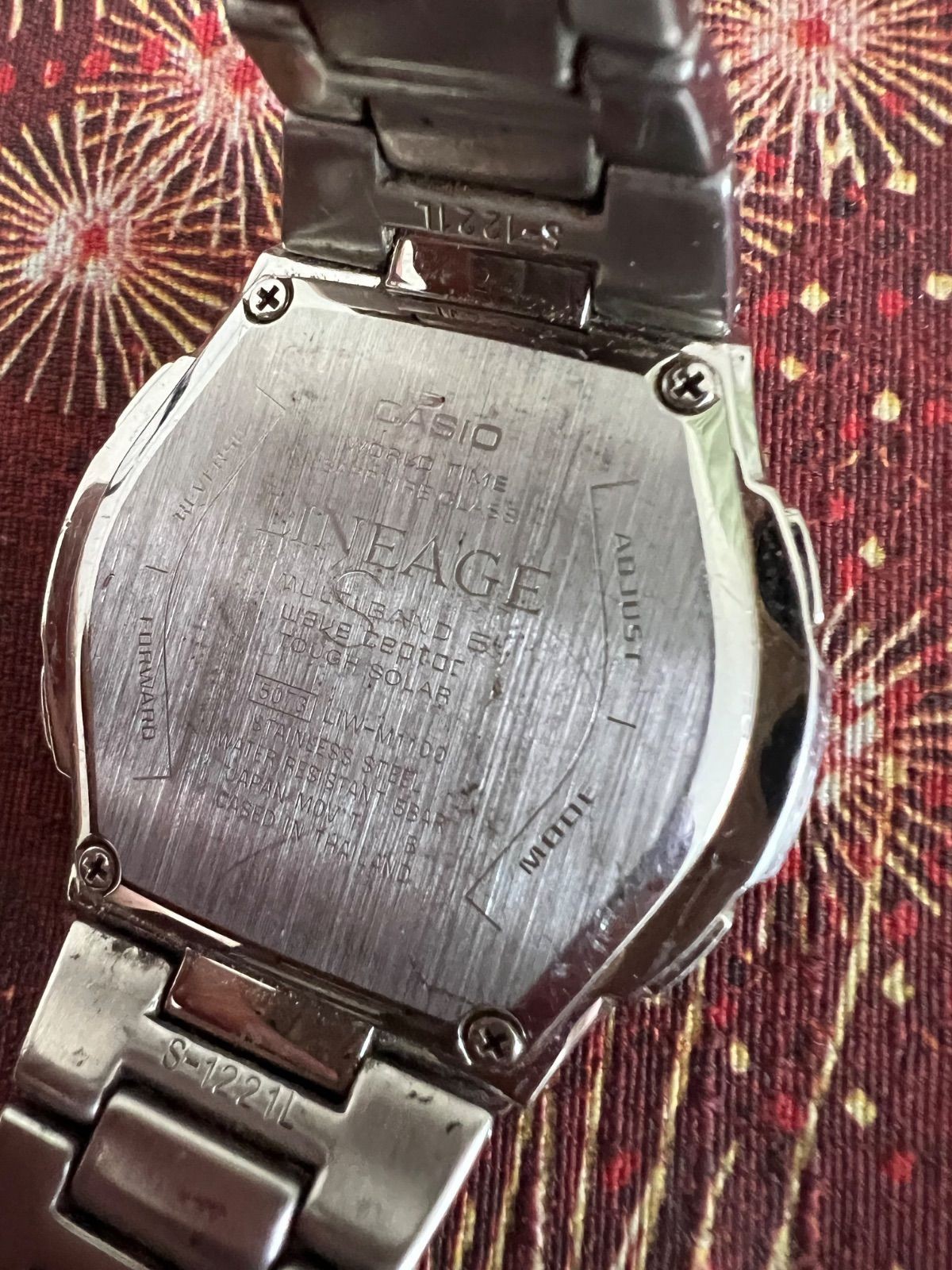 Casio Lineage World Time Radio Solar Watch 5073 From JAPAN
