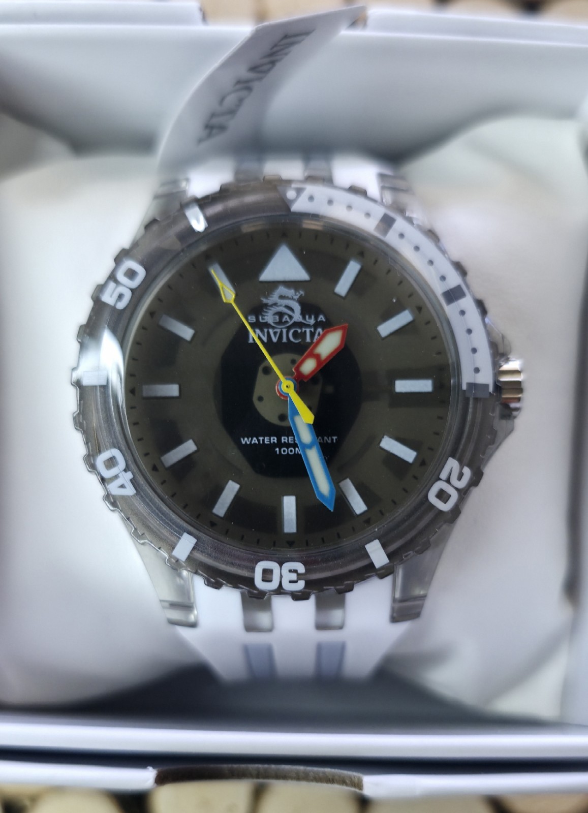 Invicta Subaqua Chromamode Men’s Watch – 44mm 69448 White New!!