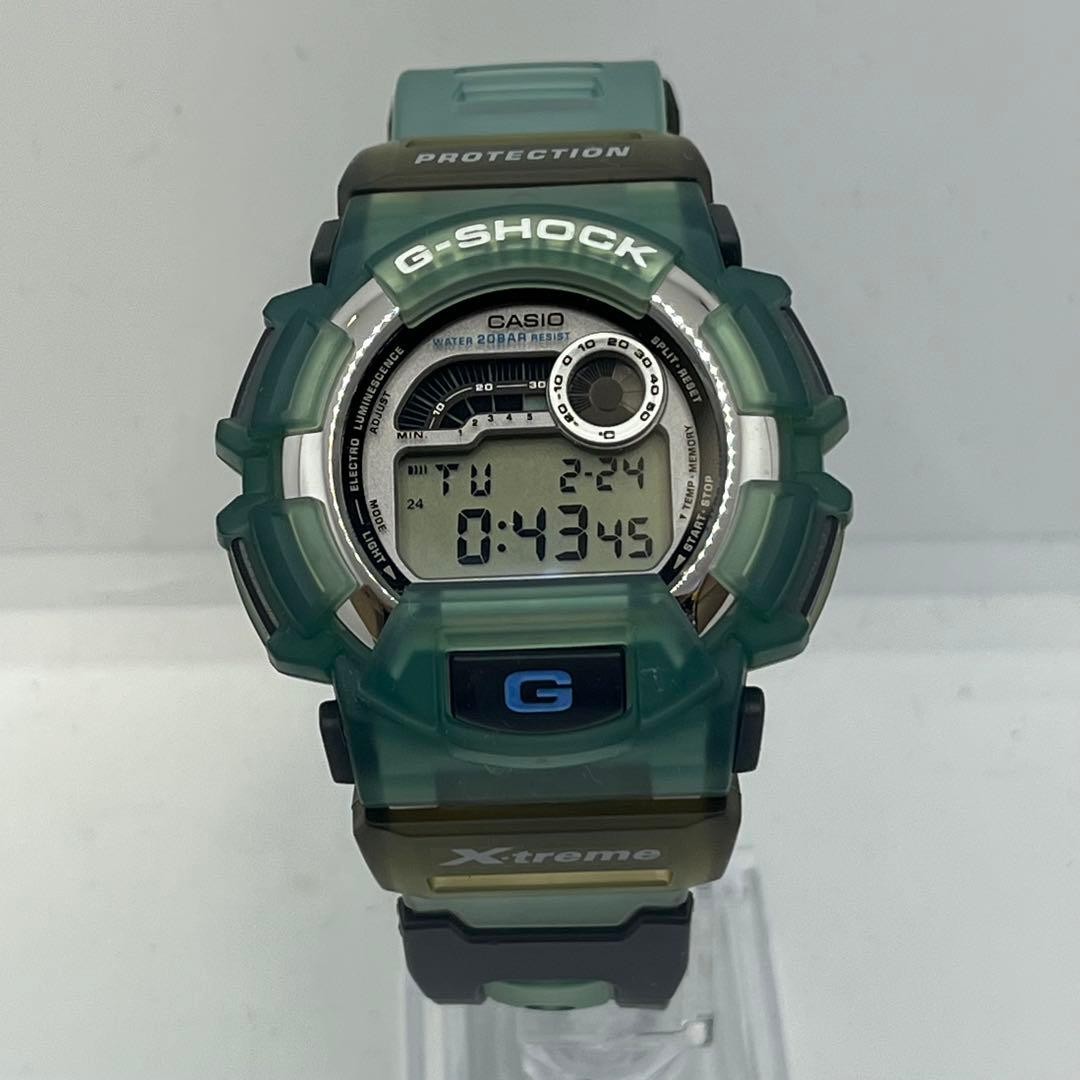 CASIO G-SHOCK DW-9500XS-2T X-treme Watch Clear Blue Skeleton