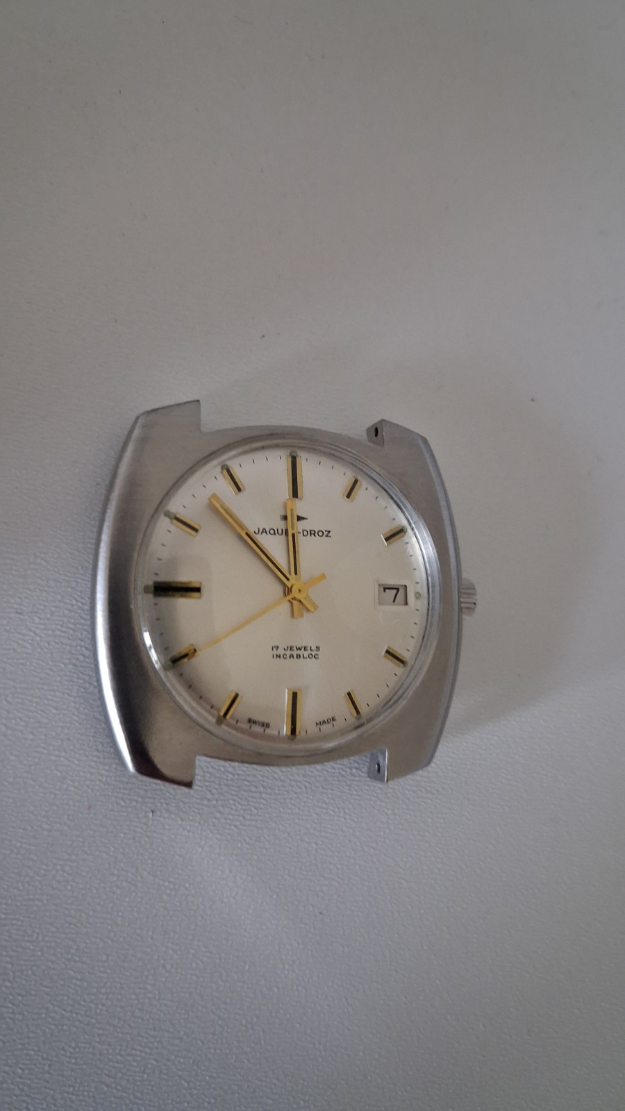 Jaquet Droz Vintage Watch 17 Jewels Incabloc AS ST 1950/51 Movement