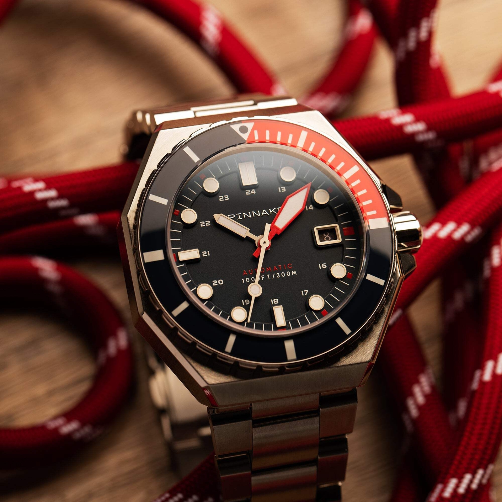 Spinnaker Dumas Stainless Steel 44mm Japanese Automatic Wristwatch