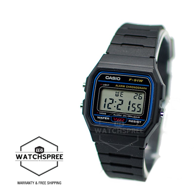 Casio Digital Watch F91W-1D F-91W-1