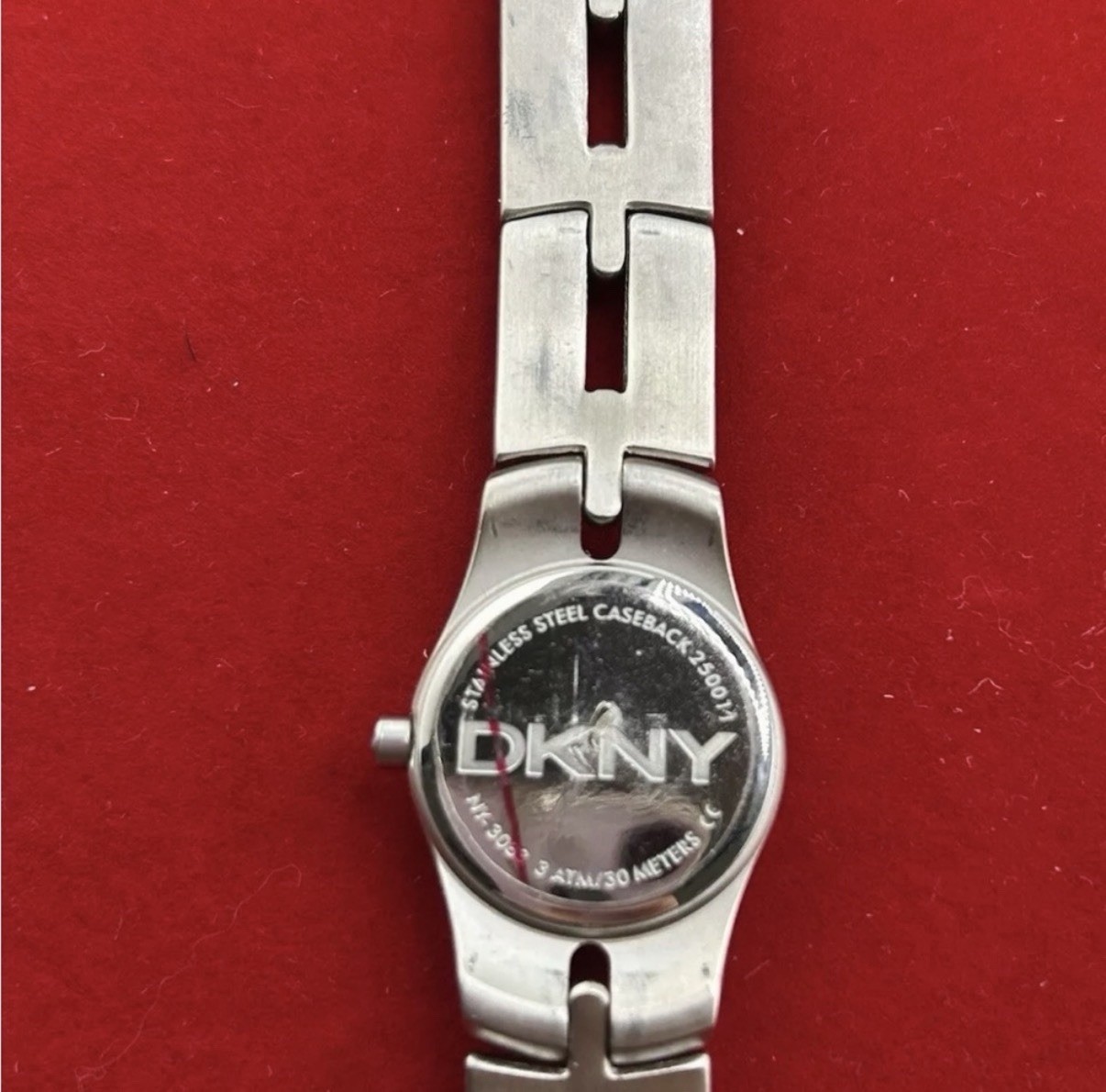 DKNY BLUE-PURPLE DIAL STAINLESS STEEL LADIES WATCH #168