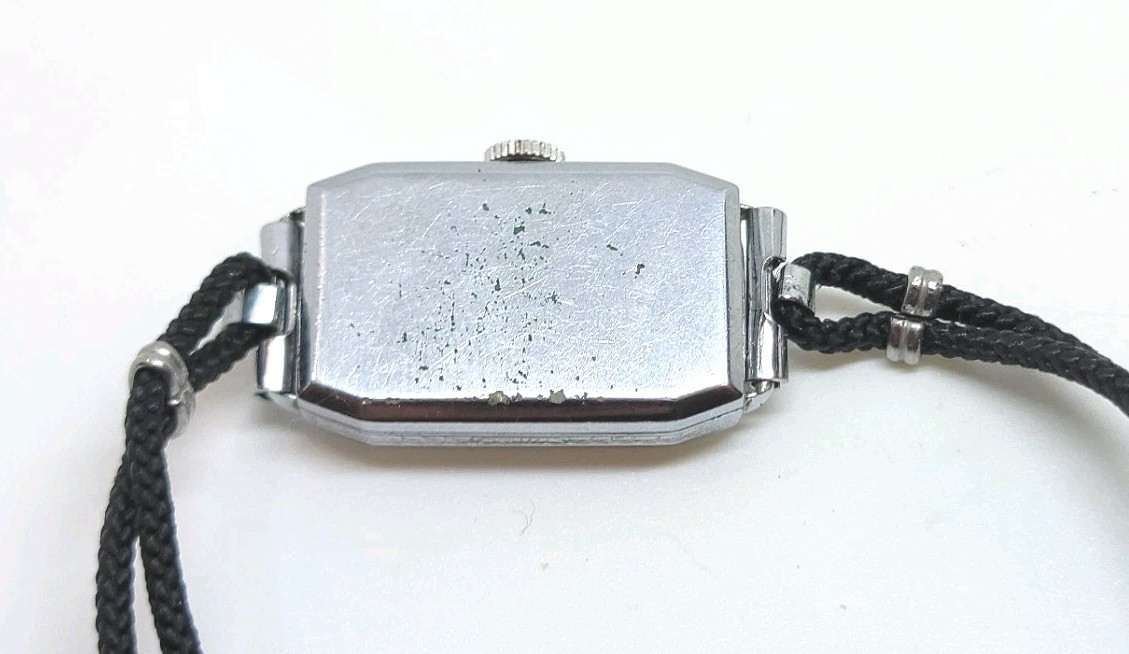Vtg 1931 Elgin Model 1 Grade 488 7J Art Deco Mechanical Wrist Watch For Repair