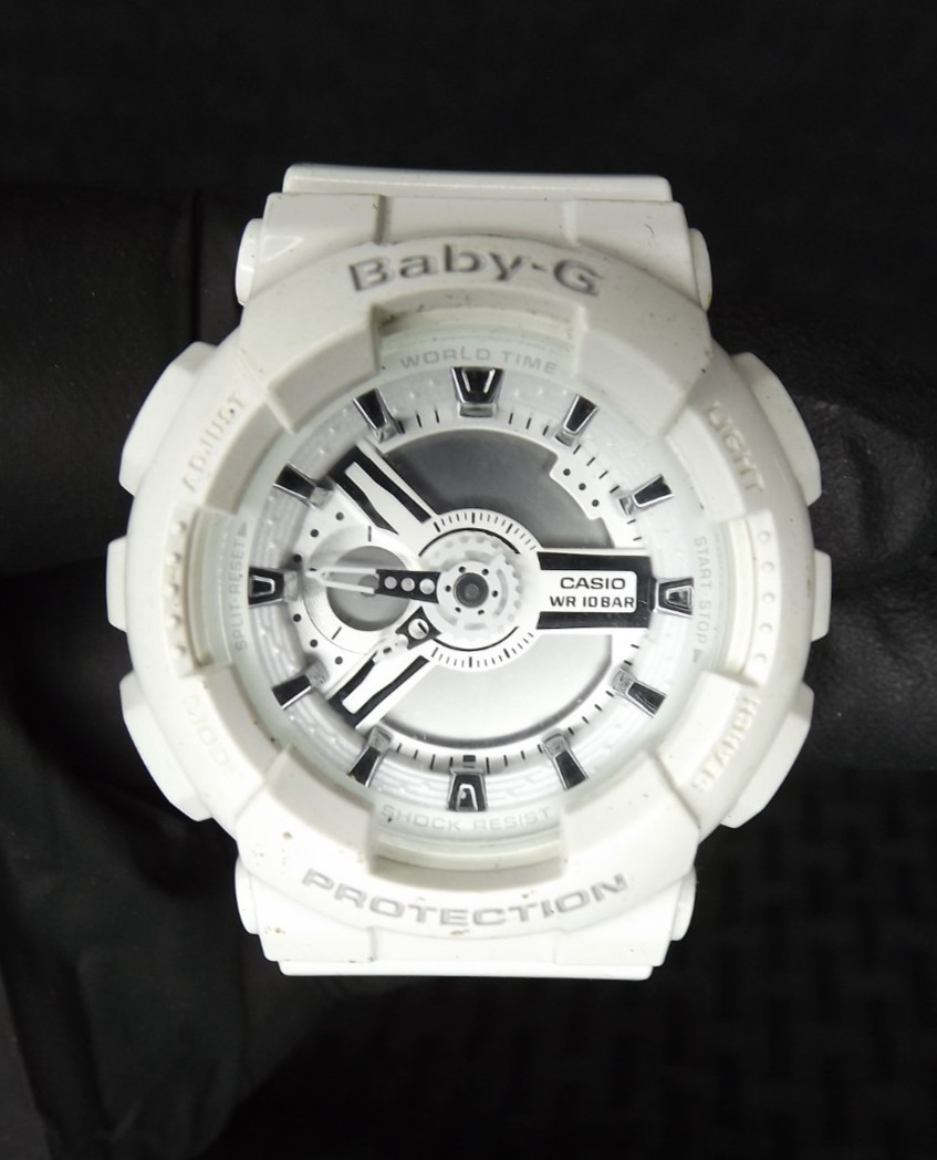 Casio Baby G-Shock 5338 BA-110 Watch White Unisex Adults Needs Battery