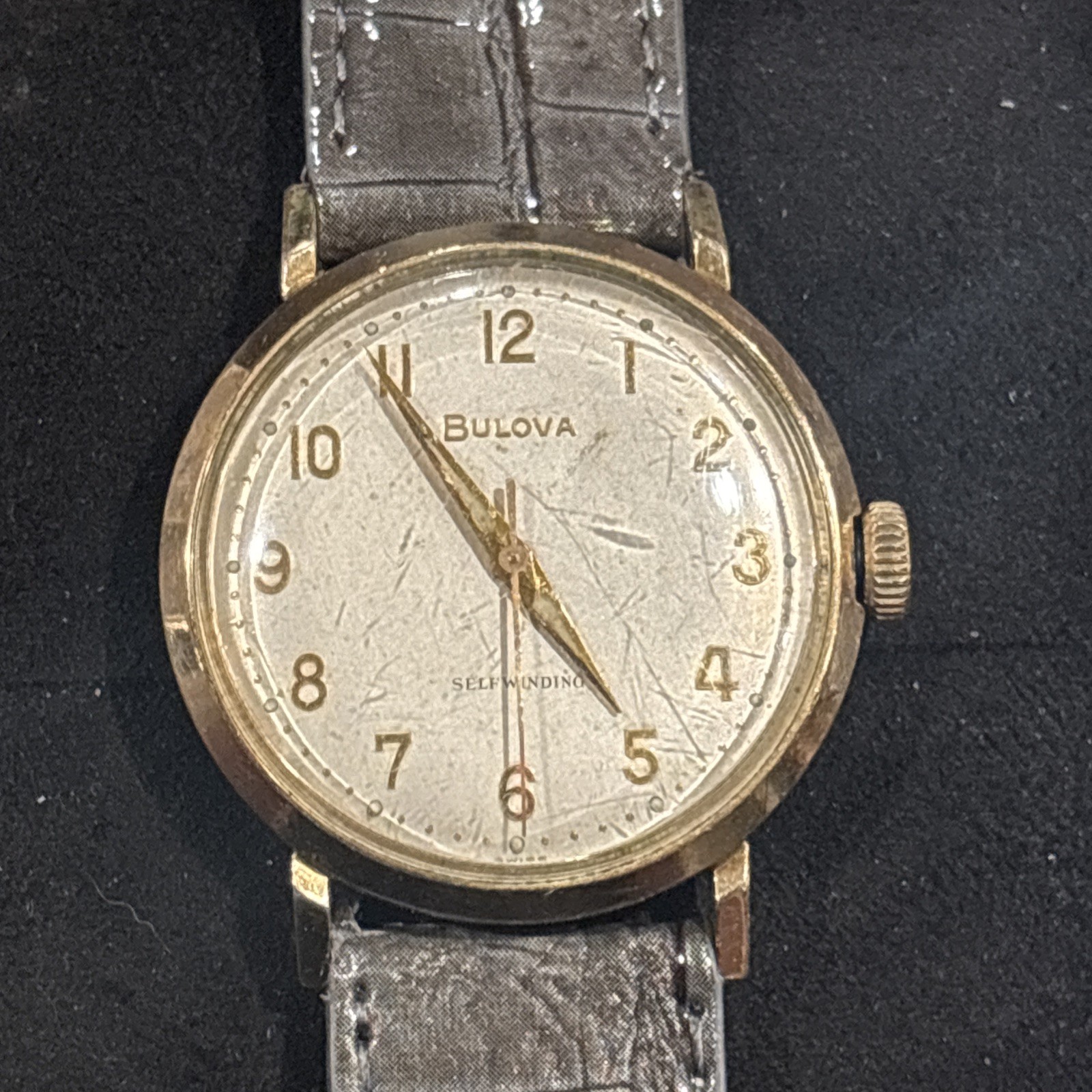 Vintage 1962 Bulova American Clipper Men’s Automatic Wristwatch 11 AFAC Swiss