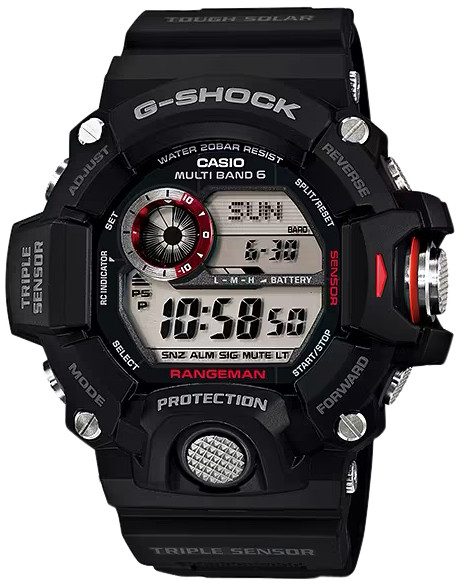 Casio Men’s Watch G-Shock Rangeman Tough Solar Digital Strap GW9400-1