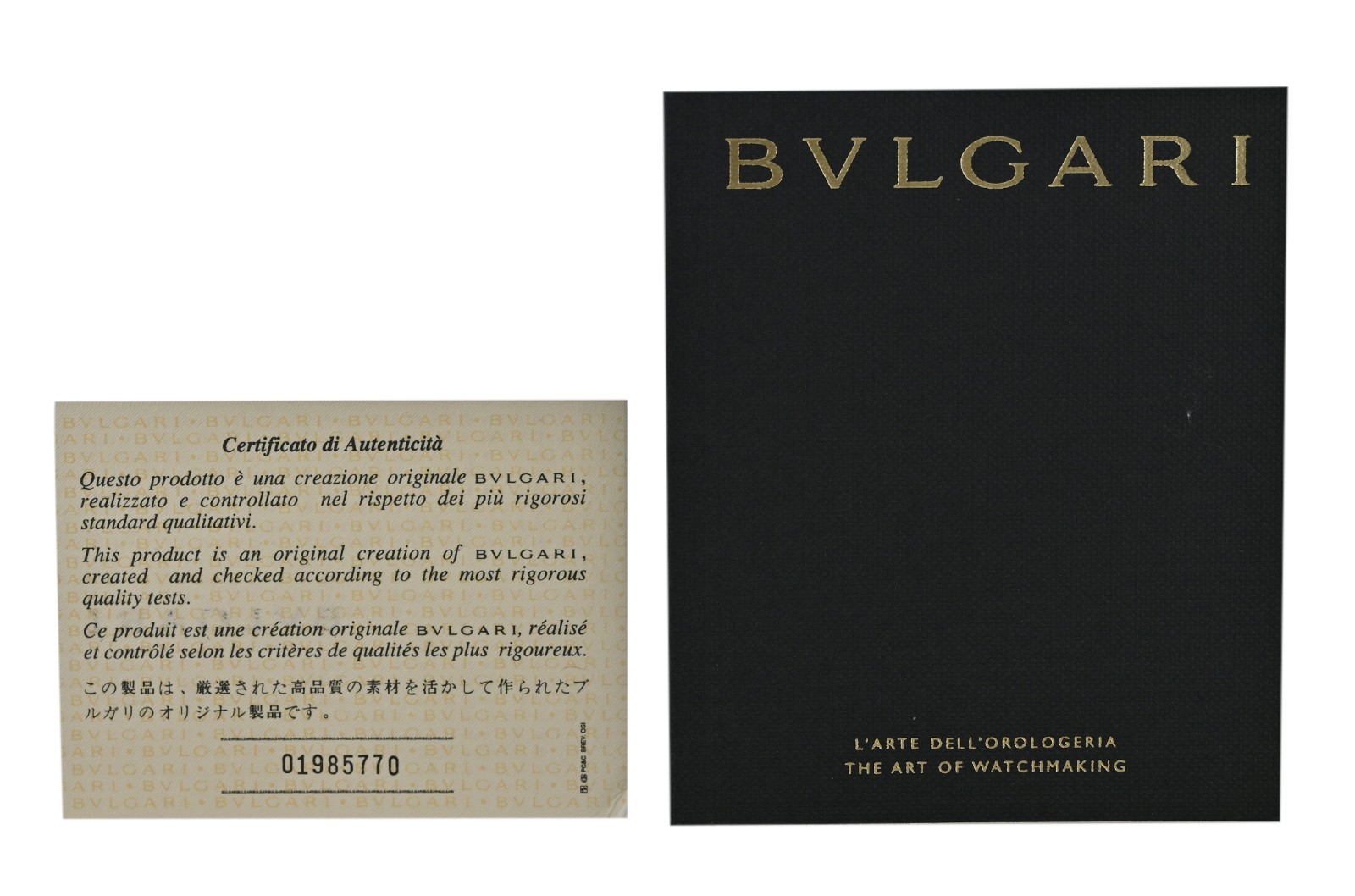 Bvlgari BBL P 37 S Diamonds Steel Blue Mother of Pearl Dial 37MM Ladies 101897