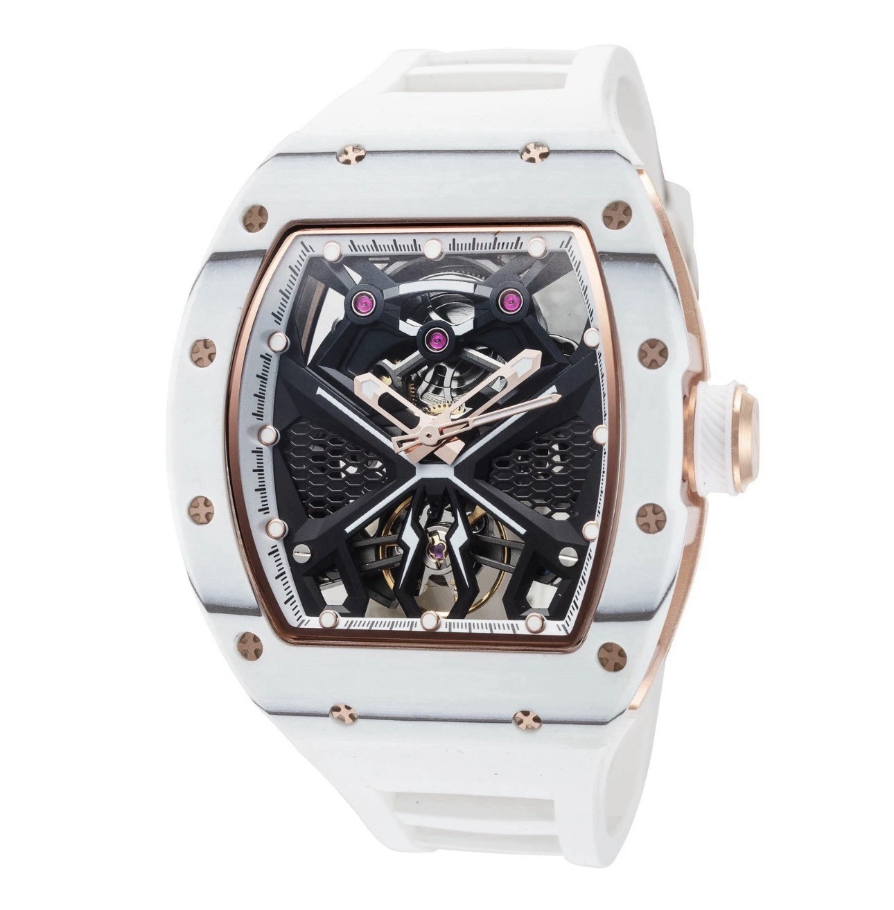 🔥Invicta S1 Rally AUTOMATIC Men’s Watch w/ Skeleton Dial 41mm White 49015