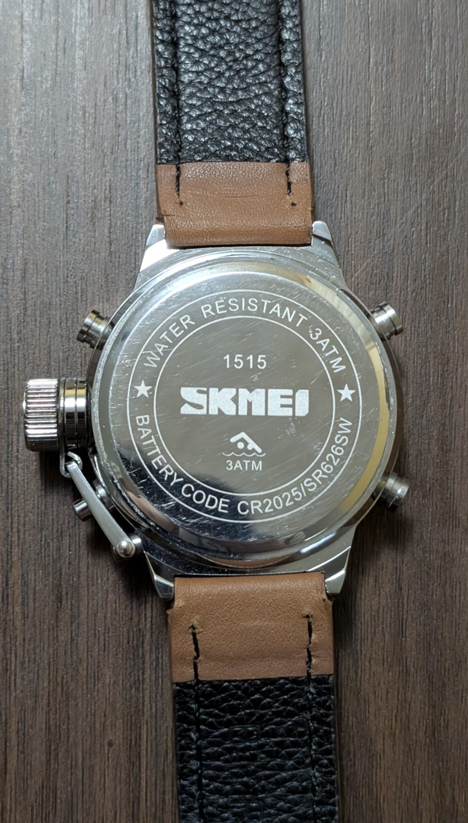 SKMEI 1515 Watch Sport Business Date Analog Digital Watch 3Bar Waterproof