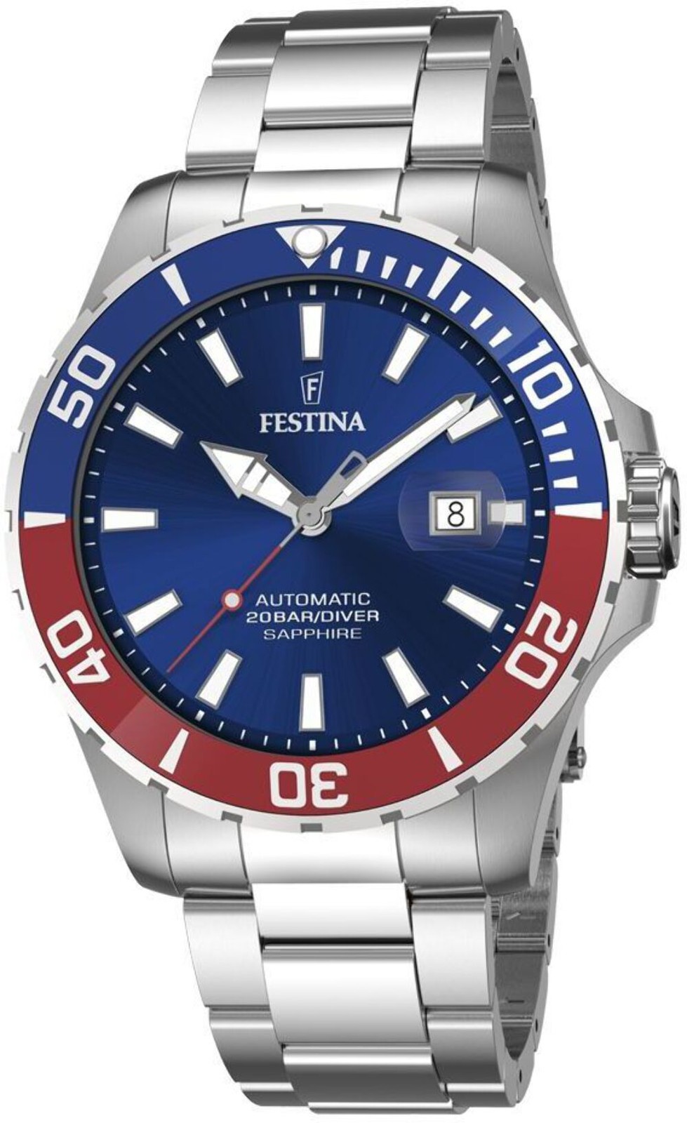 Automatic Silver / Stainless Steel | Silver Dial Wristwatch F20531-5