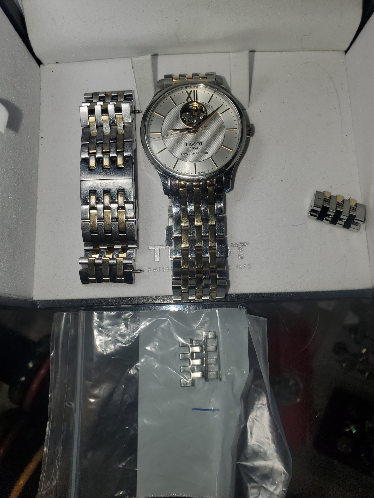 Tissot Tradition Silver Dial Powermatic 80 Mens Watch T063907A 1853