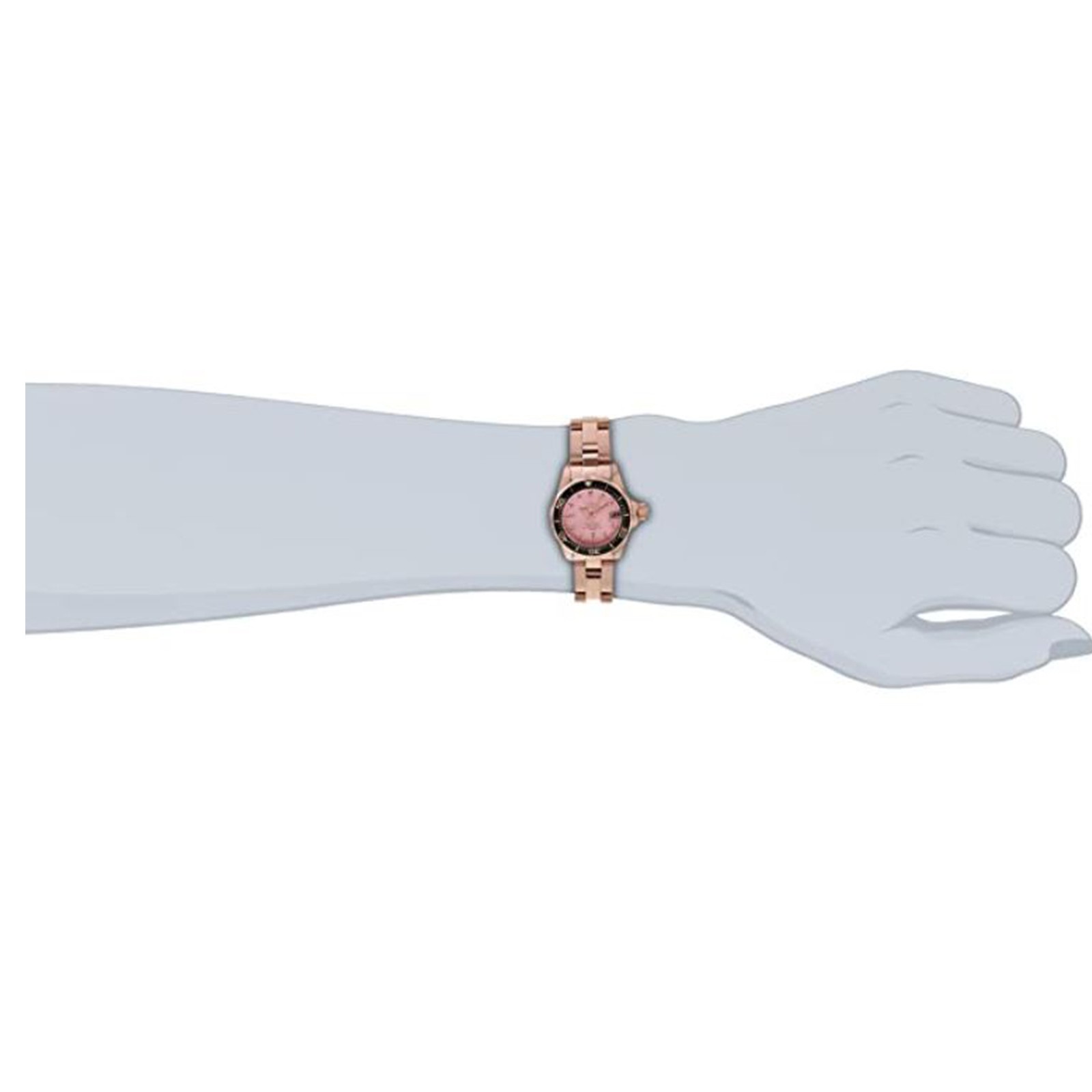 Invicta Women’s 14100 Pro Diver Quartz 3 Hand Pink Dial Watch