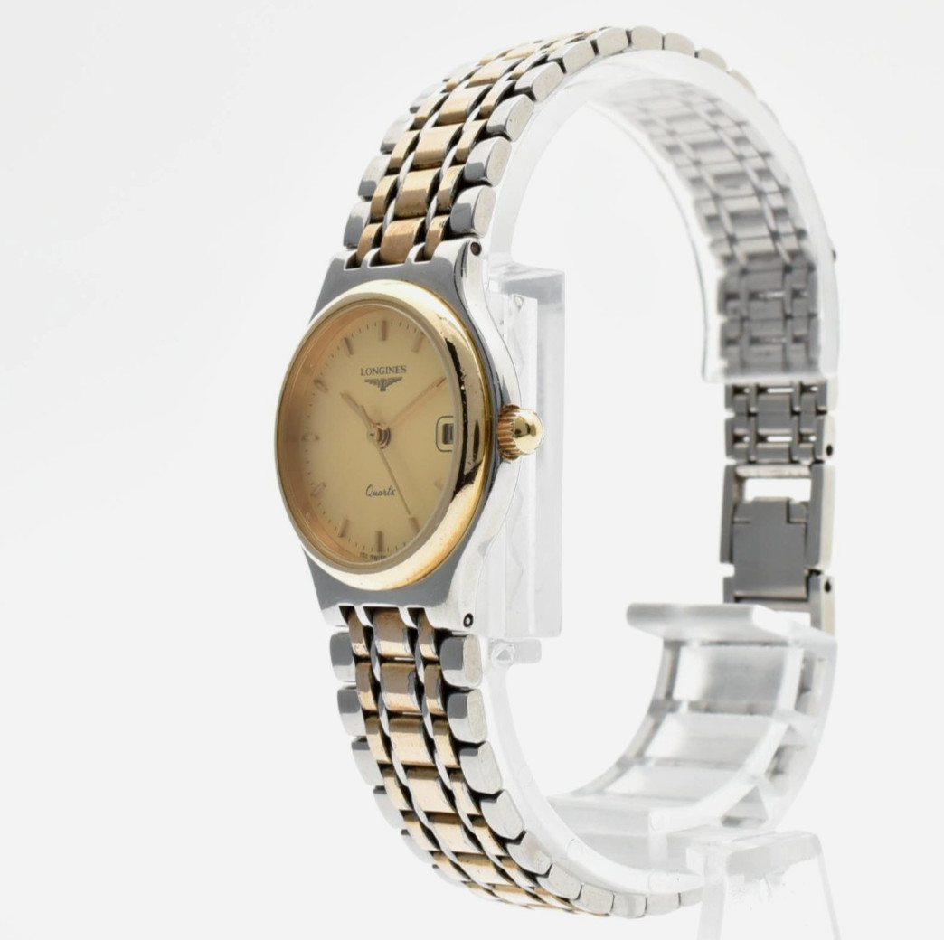 Vintage [EXC+5] LONGINES Flagship 152 7145 Gold Round 24mm Ladies Watch JAPAN