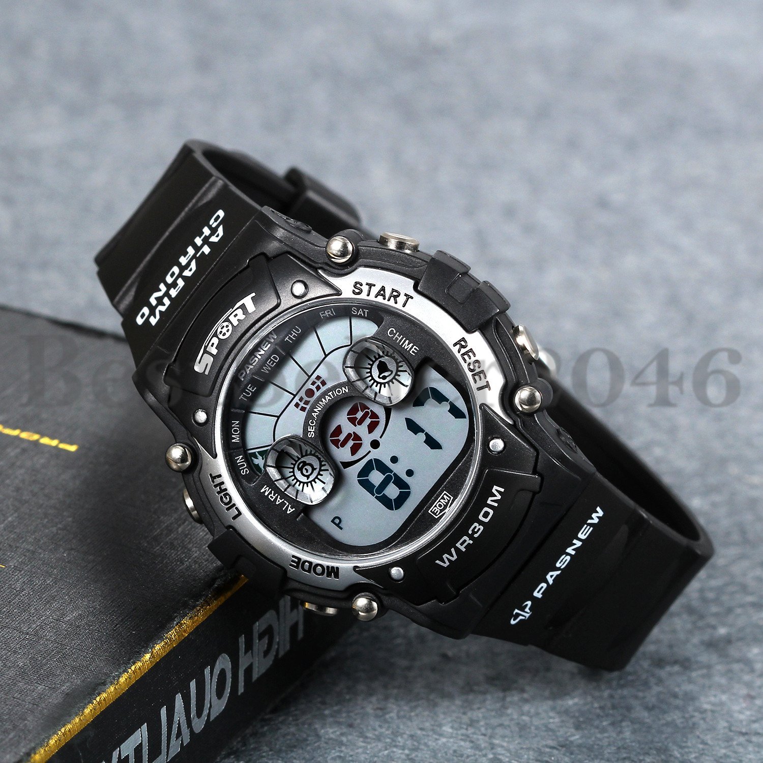 Multifunction Waterproof Children Boys Girls Kid Sports Digital Electronic Watch