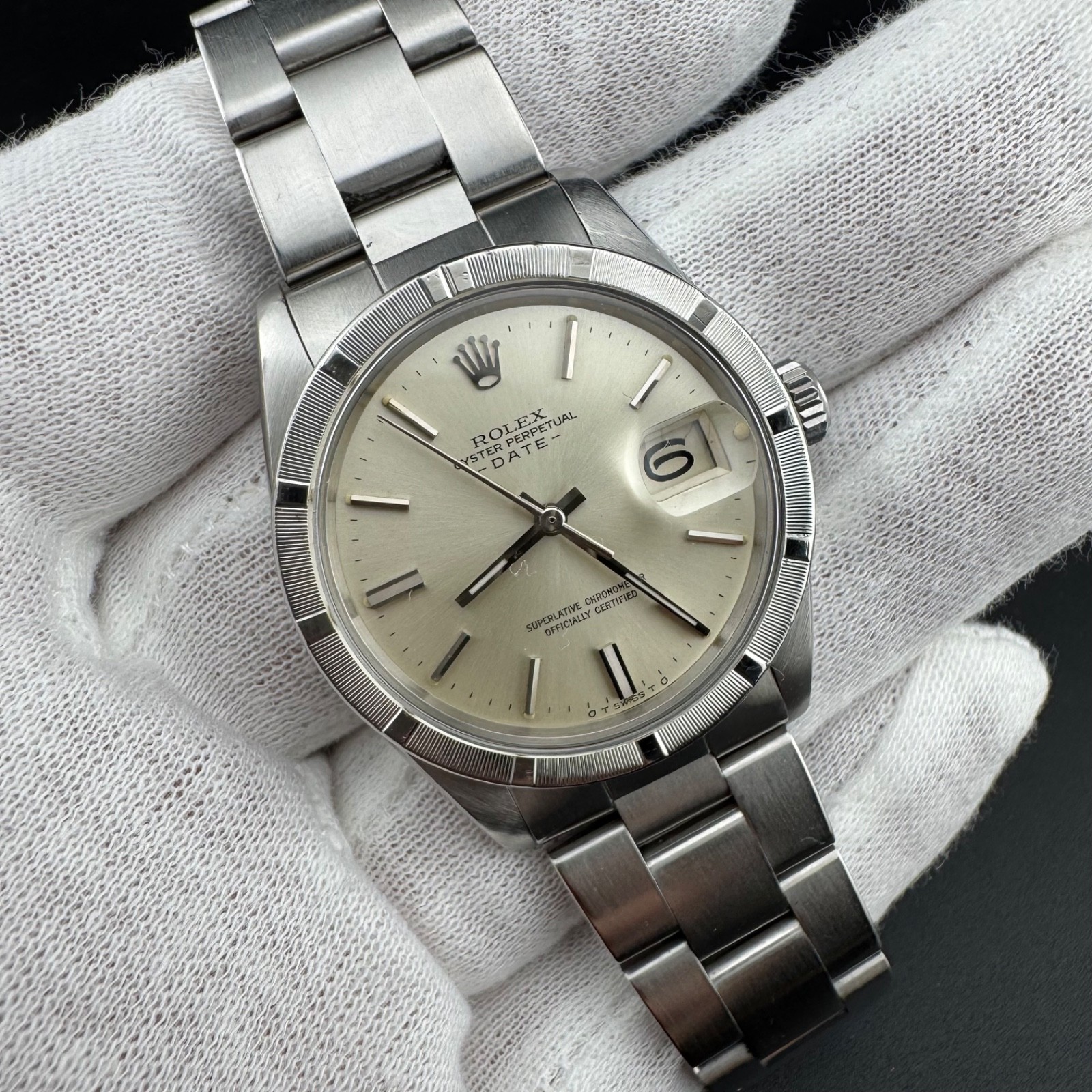 ROLEX Oyster Perpetual Date REF. 1501 Sigma Dial 34mm Automatic Watch NO TARIFFS