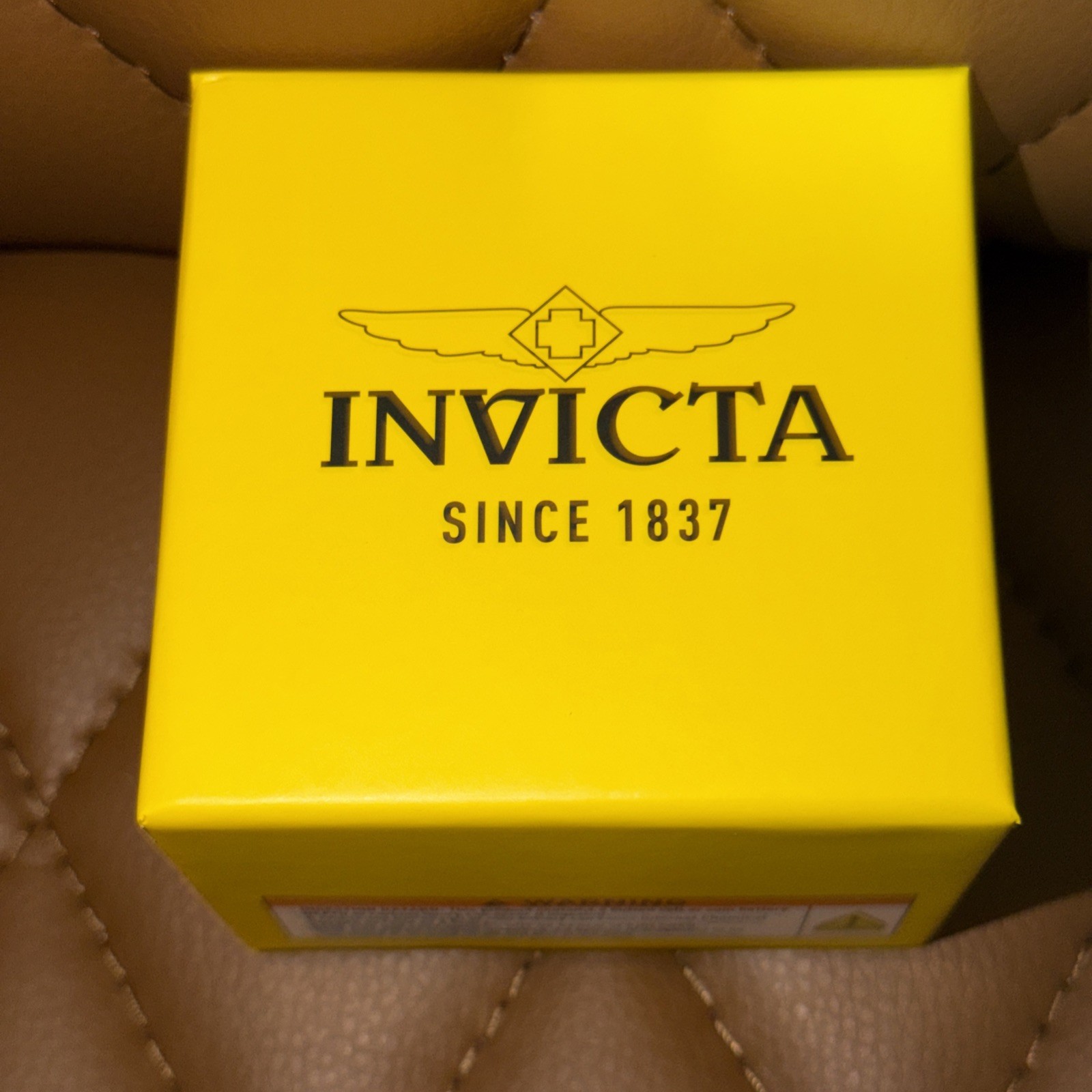 Invicta Racing Valxor 40mm Unisex Watch Black Gold Flame Fusion Crystal 69771